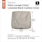 Classic Accessories Ravenna Water-Resistant 21x20x4" Patio Back Cushion Cover, Mushroom 60-391-016401-RT - alternate 4